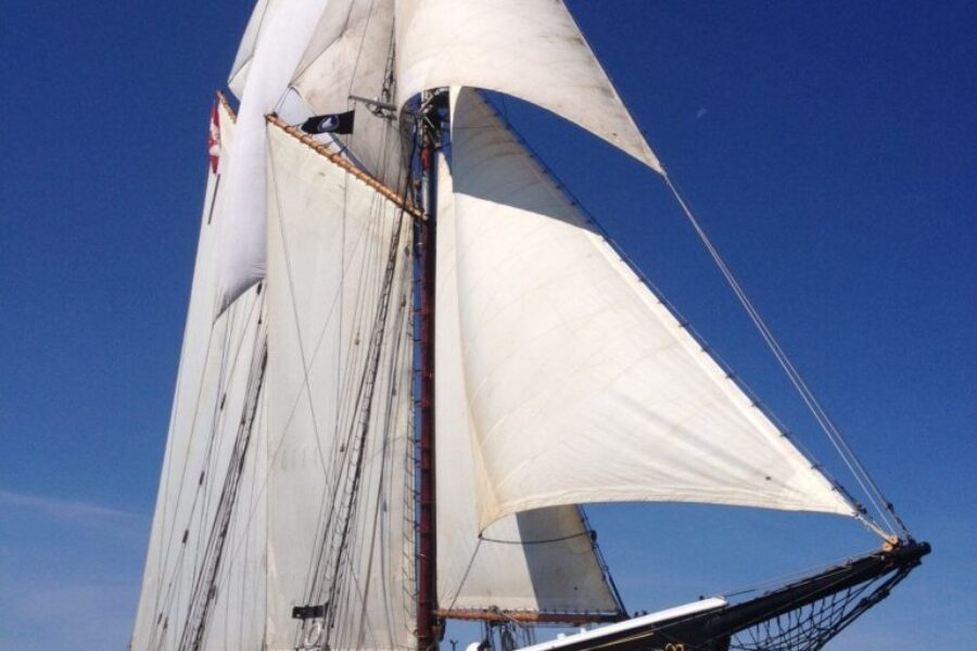 Summer sailing schedule for the Bluenose – including Quad County stops!