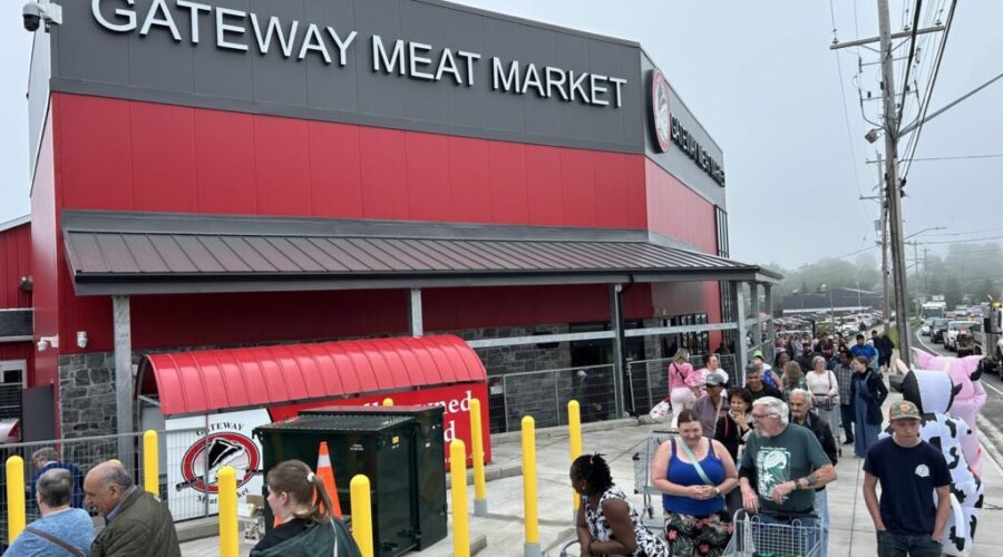 More than 100 line up for new Gateway Meat Market expansion