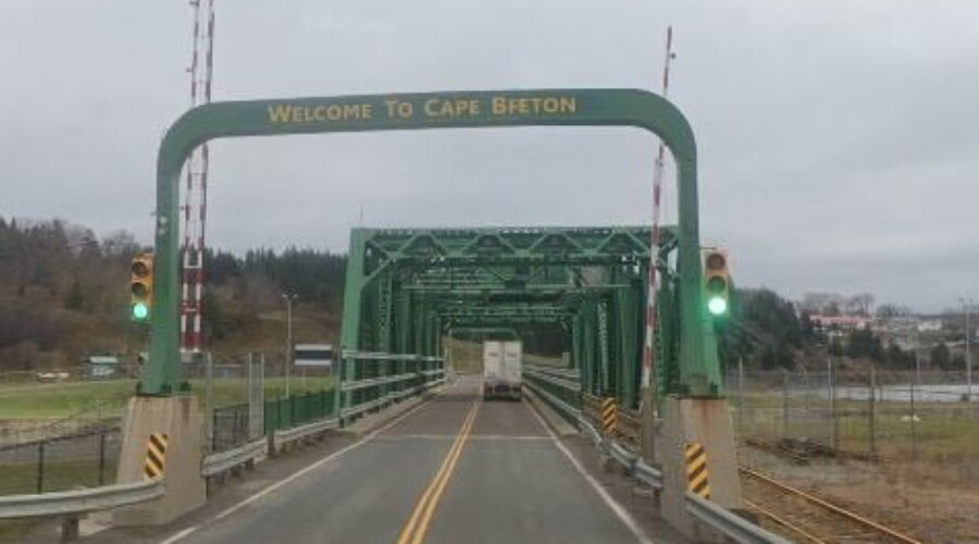 Drivers stuck in traffic at Canso Causeway Tuesday