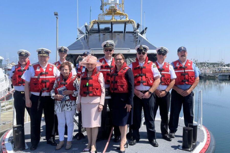 New Coast Guard rescue boat dedicated in Clark’s Harbour