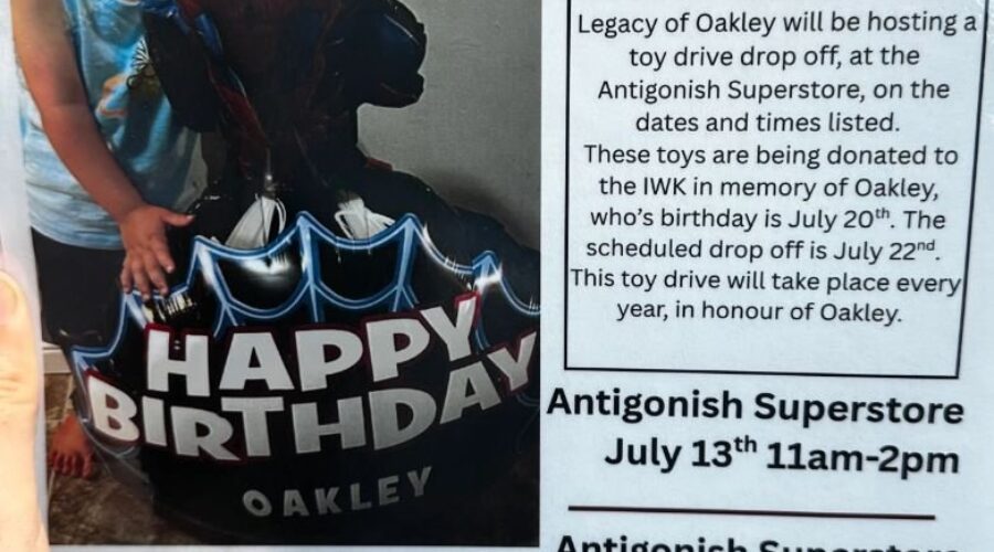 Toy drive in honor of 4 year old Oakley