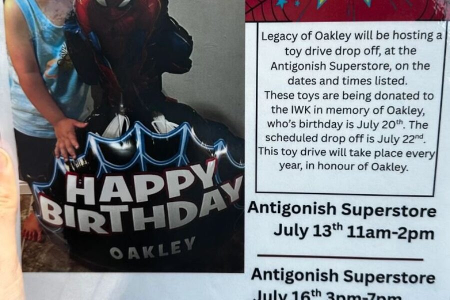 Toy drive in honor of 4 year old Oakley