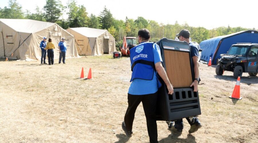 Nova Scotia Guard helping at Long Lake wildfire