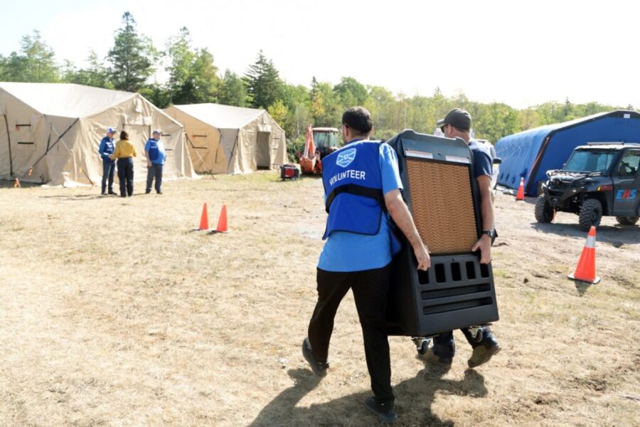 Nova Scotia Guard helping at Long Lake wildfire