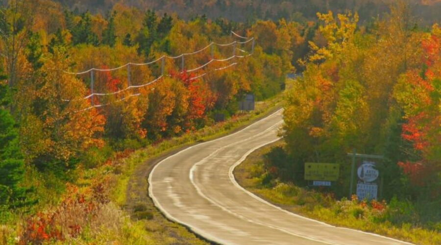 Peak dates for fall colors on Cape Breton Island