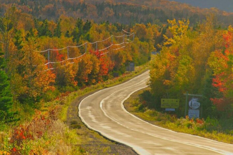 Peak dates for fall colors on Cape Breton Island