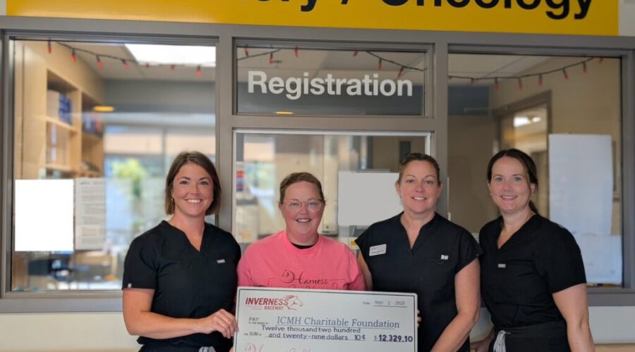 Inverness hospital receives 12K for charity foundation