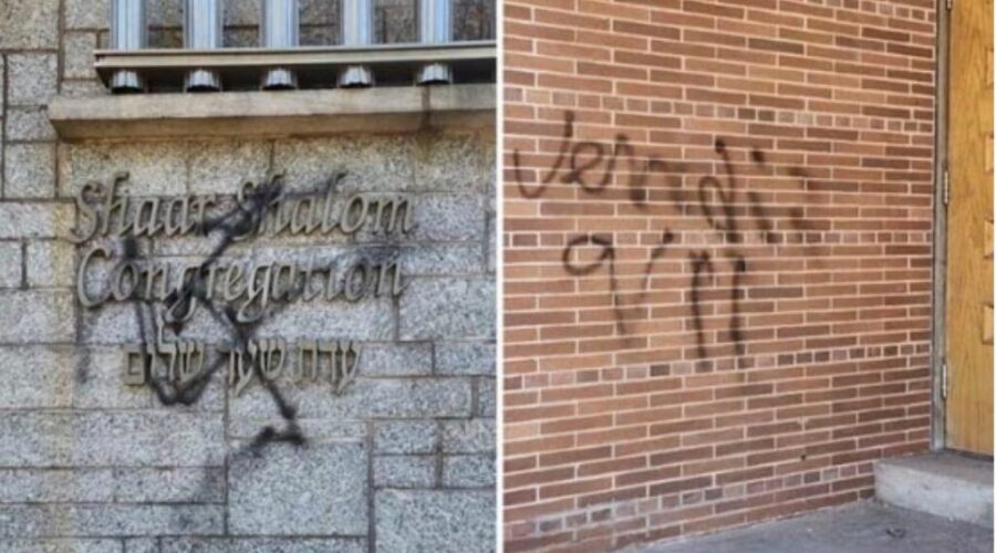 Graffiti targeting Halifax synagogues condemned by community and mayor