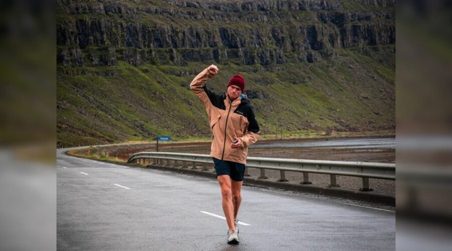 N.S. runner breaks record for fastest lap around all of Iceland