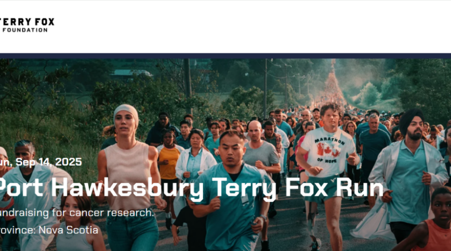 Organizing the Terry Fox run in Port Hawkesbury becomes a family effort