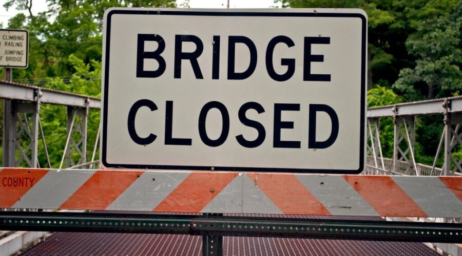 Bridges to close due to safety concerns, repairs to be done