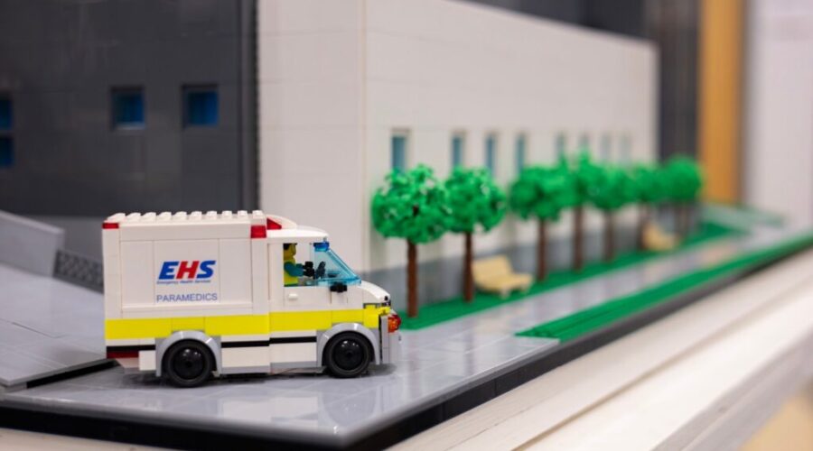 3D Lego display of new emergency dept at IWK