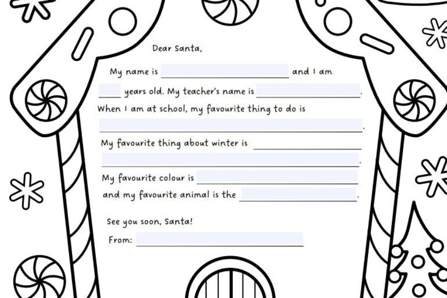 Deadline to send Letters to Santa