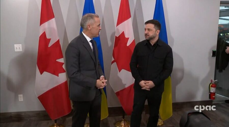 PM Carney meets with Ukrainian president in Halifax, announces more funding