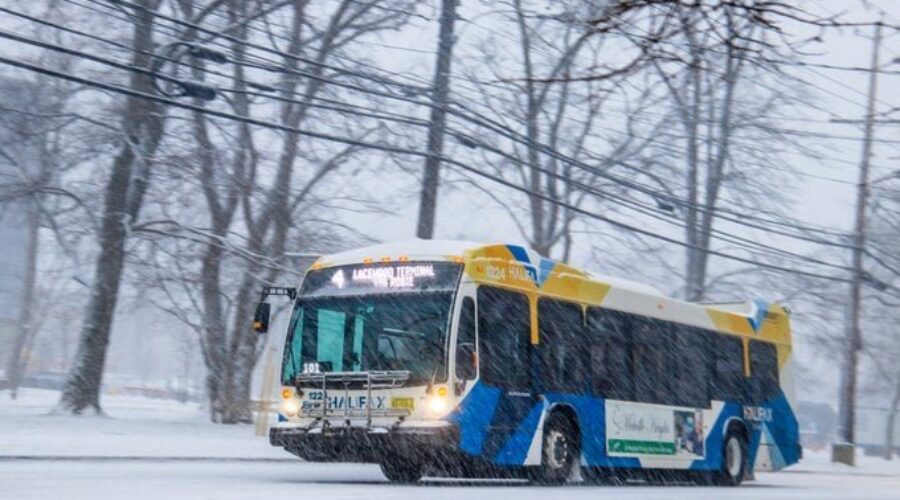 Police reporting lots of crashes with snow covered roads