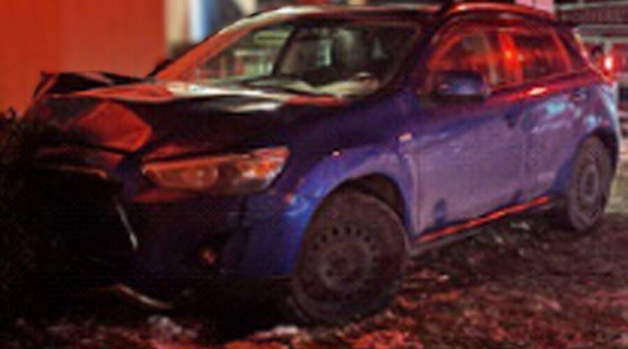 Suspects wanted after SUV rams into house