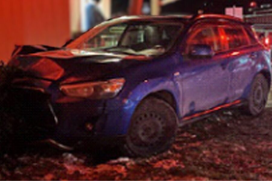 Suspects wanted after SUV rams into house