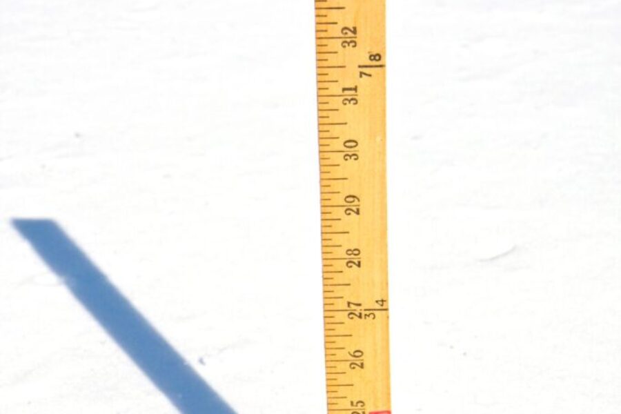 Snowfall amounts since Sunday in NS
