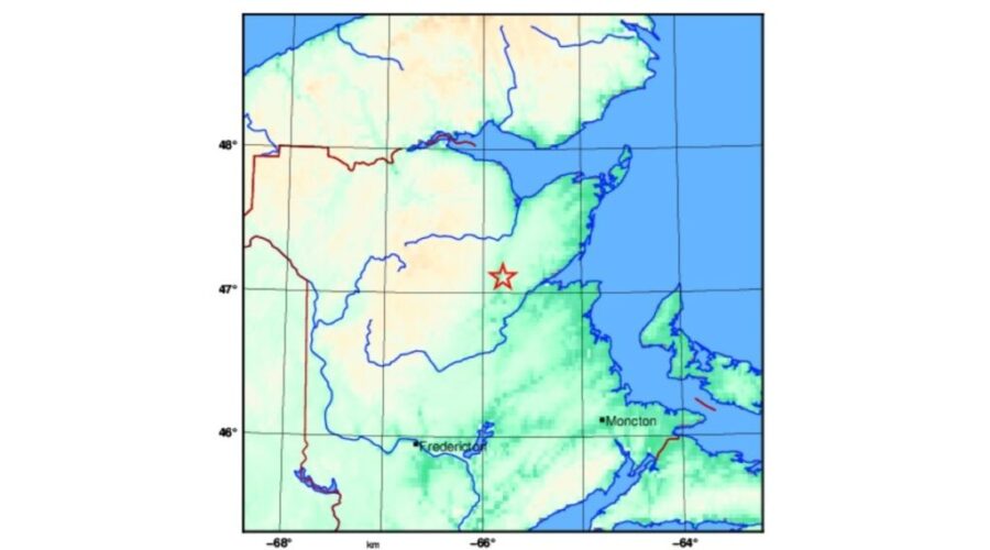 Small earthquake in Miramichi area