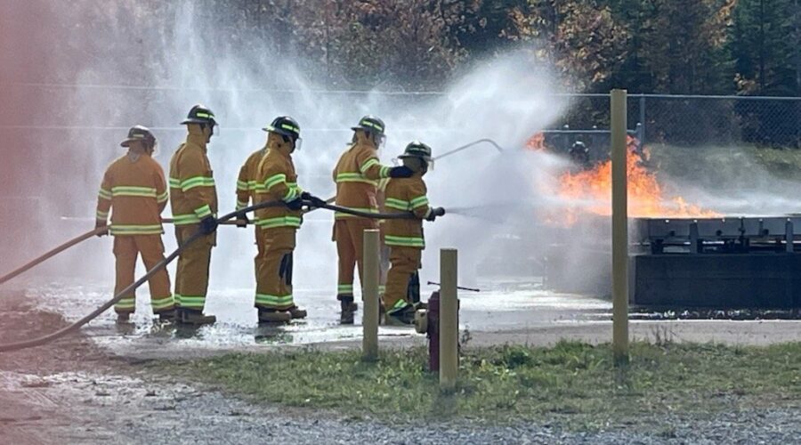 Live fire training trailers to prepare crews across the province
