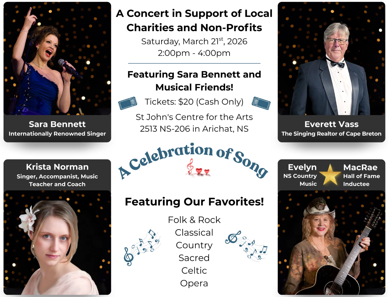 A Celebration of Song – Sara Bennett & Friends