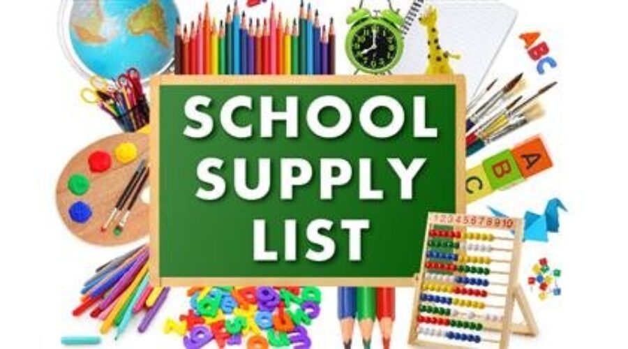 School Supplies for 2020-2021