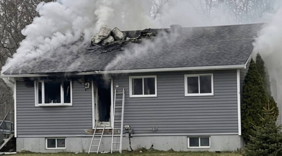 Help a Monastery man rebuild after a devastating house fire