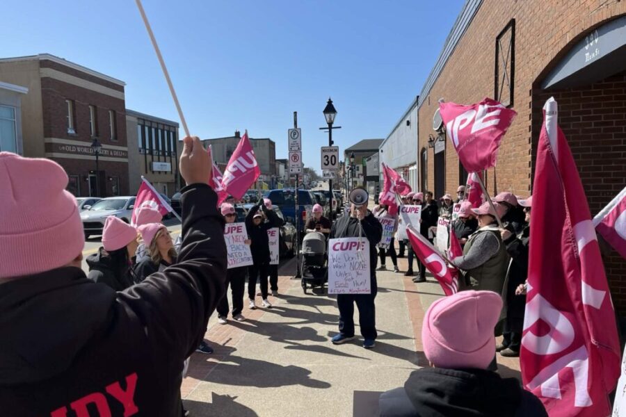 ‘Here for the fight’: CUPE long-term care workers rally as strike looms