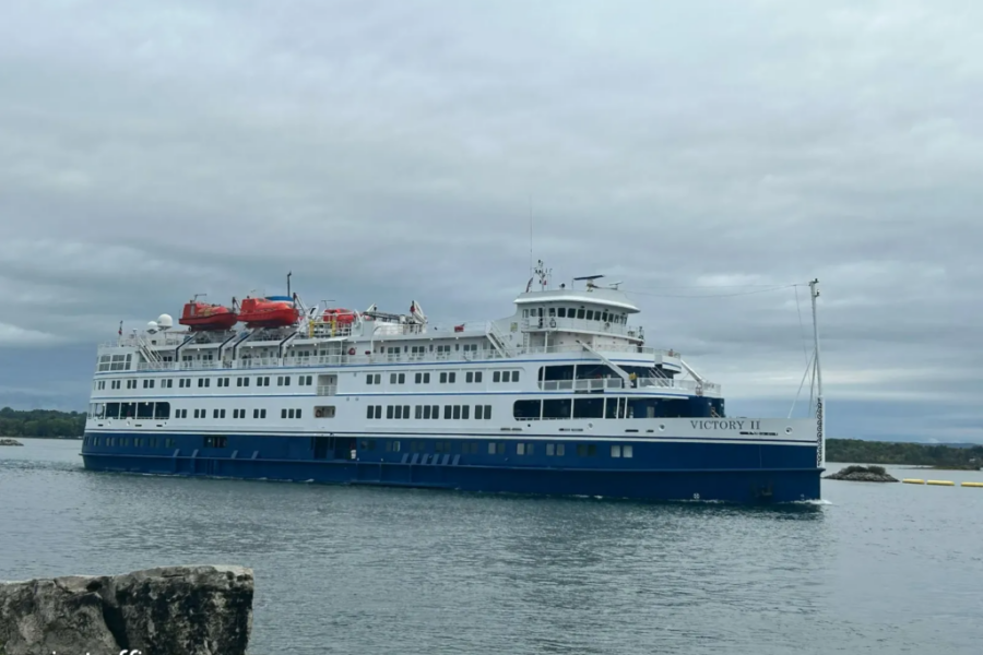Cruise ship to travel through Canso Causeway today
