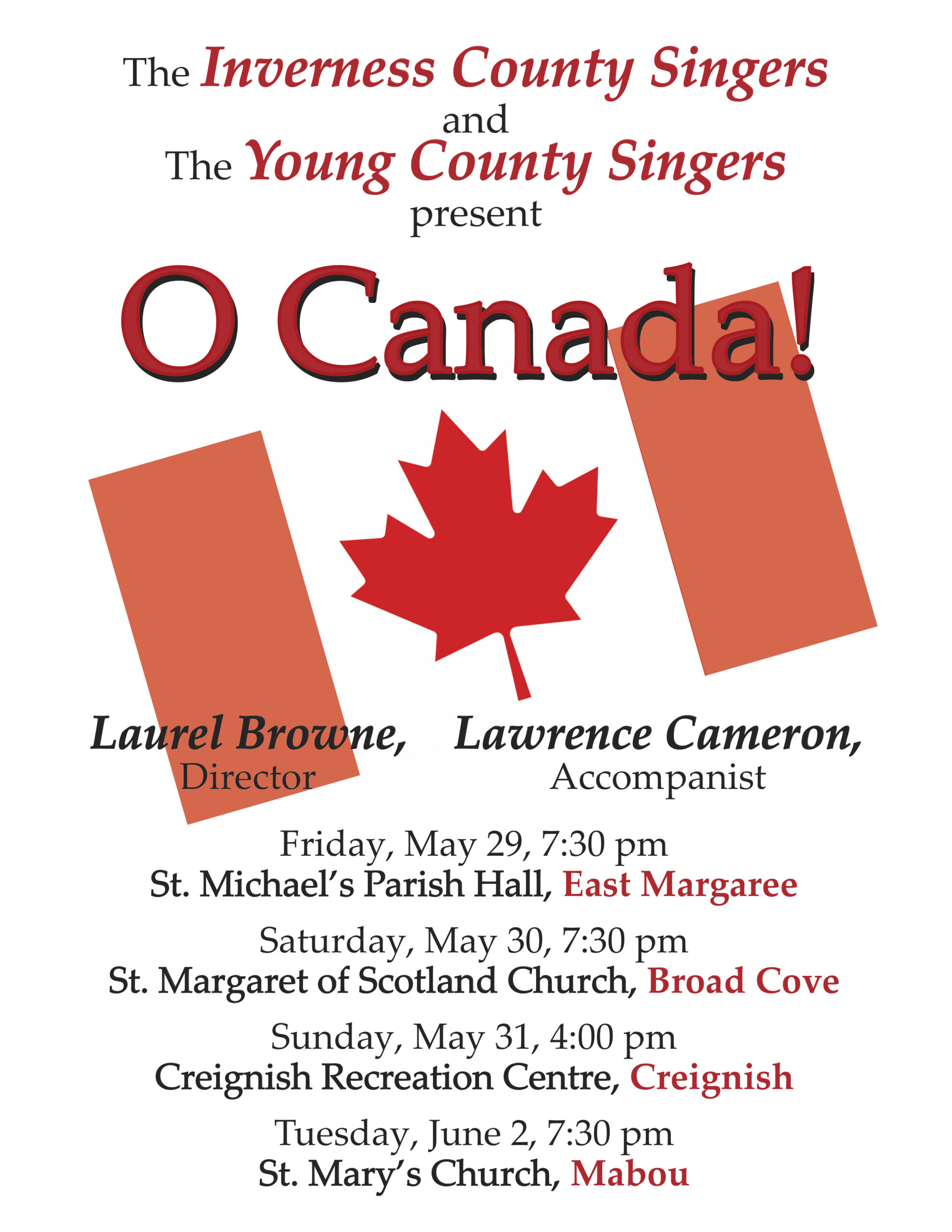 Inverness County Singers 2026-spring