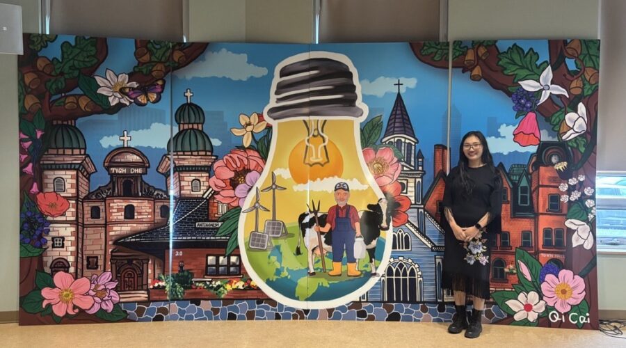 Beautifying Antigonish with a new mural that showcases the Town