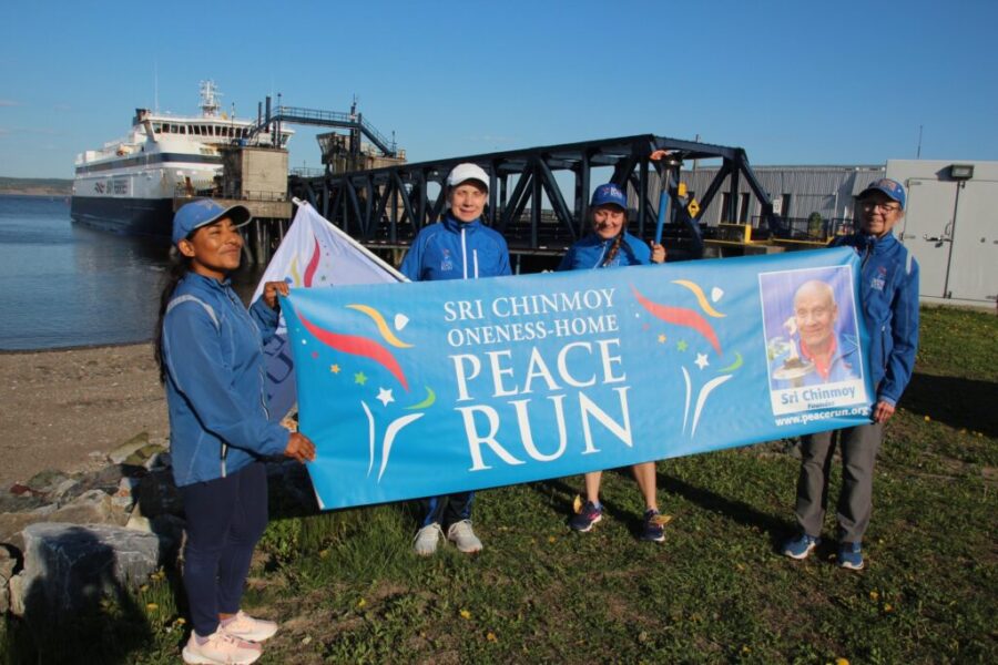 Torch run delivers message of peace