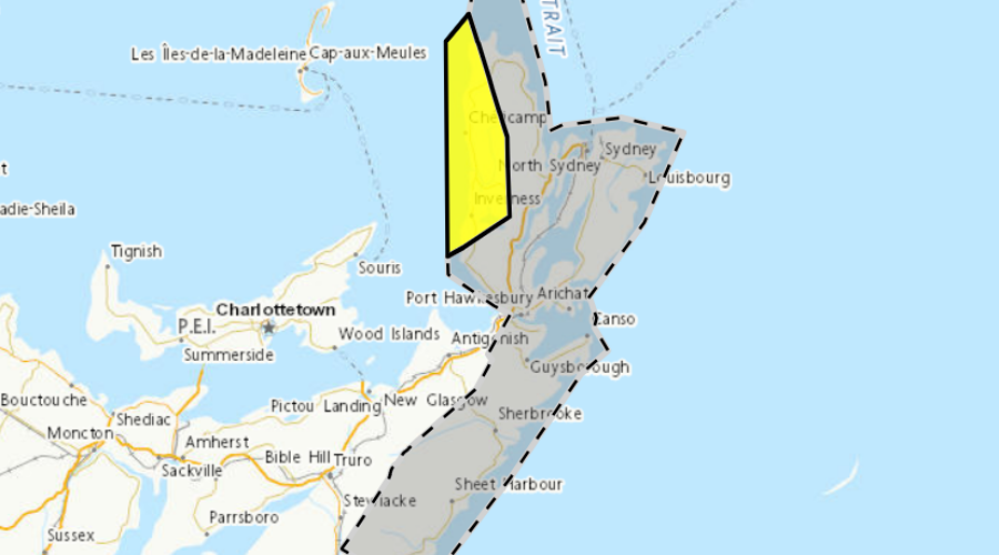 Heavy rain, strong winds expected across parts of N.S.