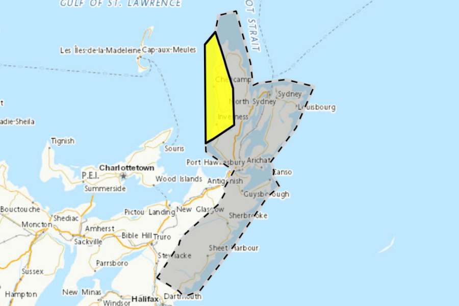 Heavy rain, strong winds expected across parts of N.S.