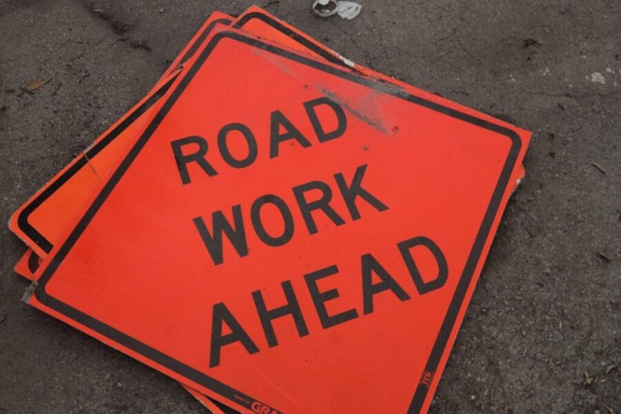 Overnight work on Bay Street in Antigonish