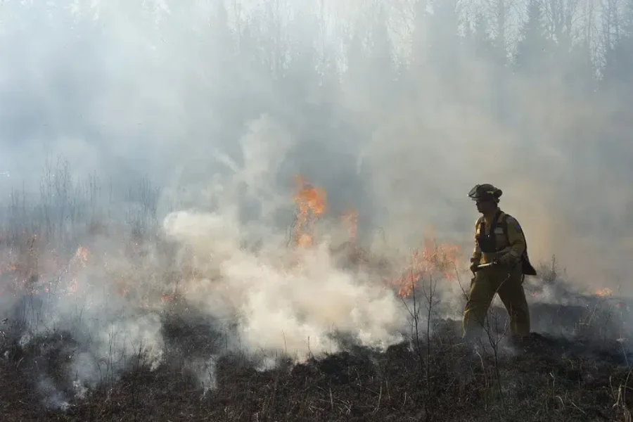 Update: Wildfire burning in Queens County now under control