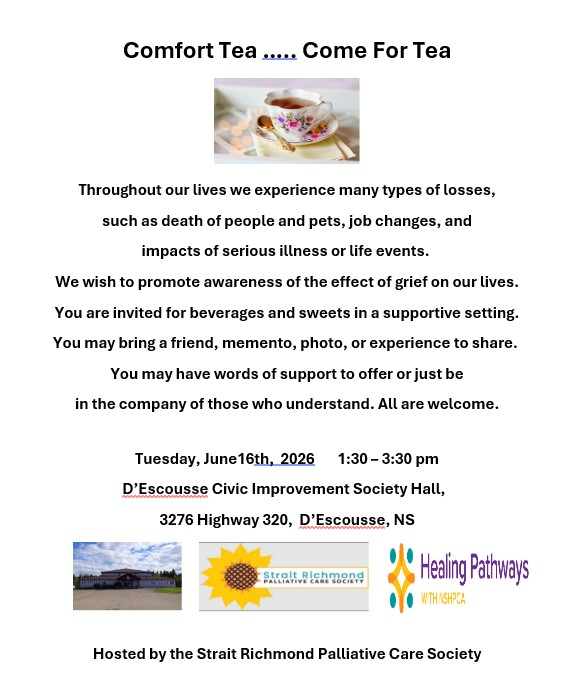 COMFORT TEA JUNE 2026
