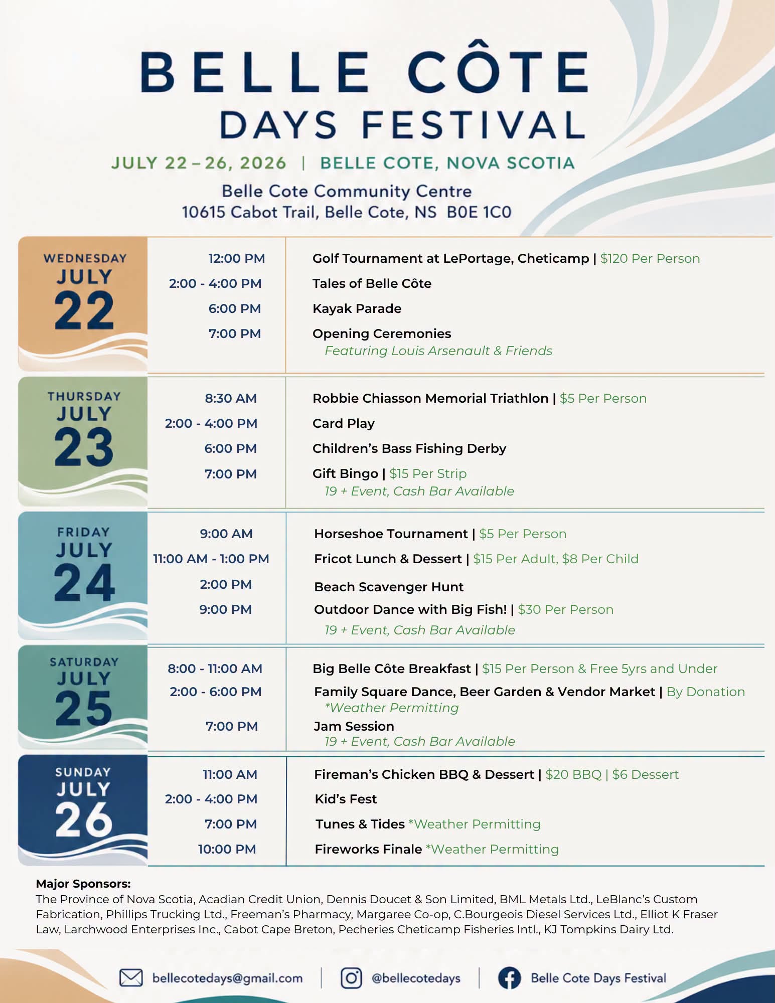 Belle Cote Days