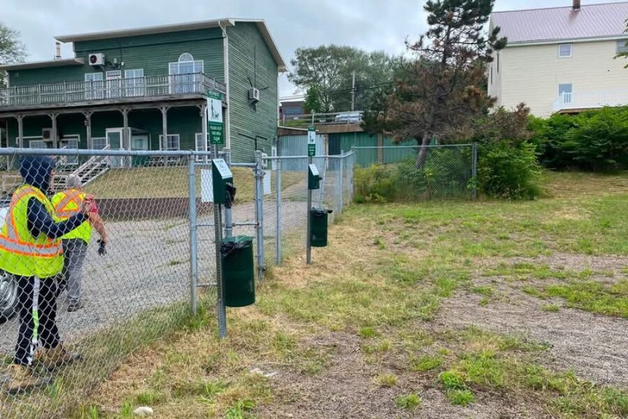 New off-leash dog area at Port Hawkesbury Waterfront