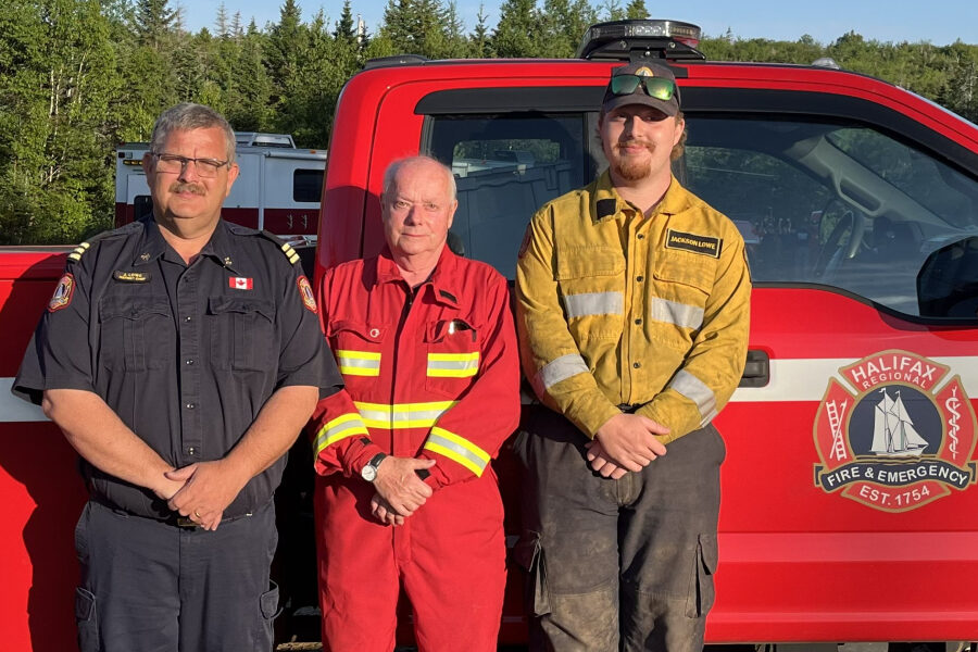 One family, three generations battling the Mooseland Road wildfire