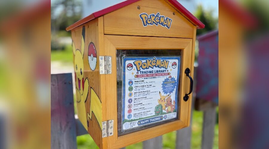 Pokémon card library helping children make friends in Herring Cove
