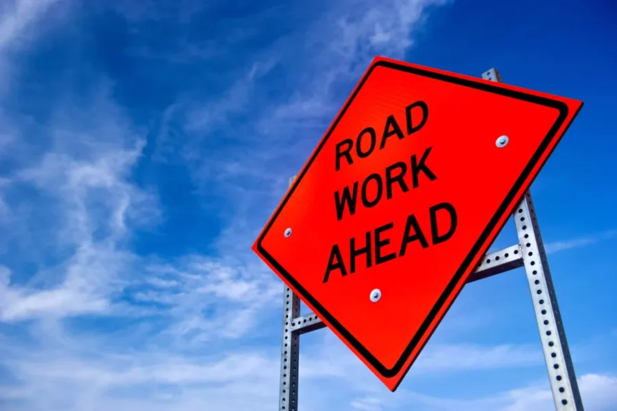 Construction underway on Post Road in Antigonish